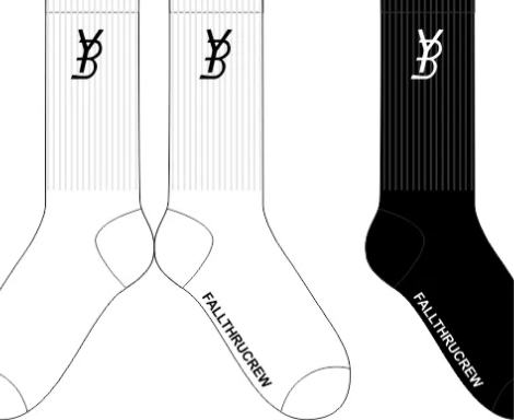 2 pair YB socks